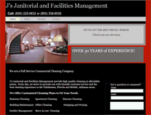 Tablet Screenshot of jsjanitorialservice.com